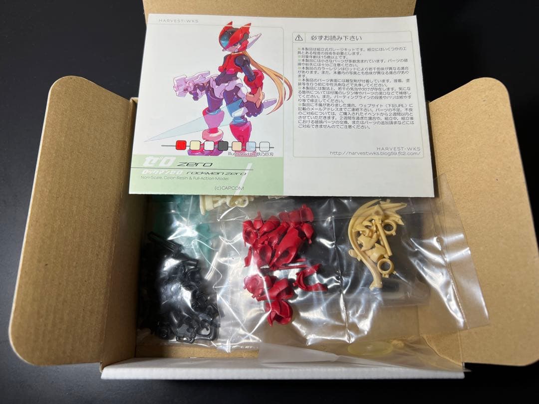 HARVEST-WKS ロックマンゼロ フルカラーレジンキット イベント限定品