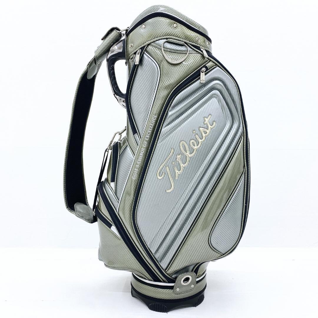 タイトリスト エナメル キャディバッグ ゴルフバッグ 9.5型 カート式