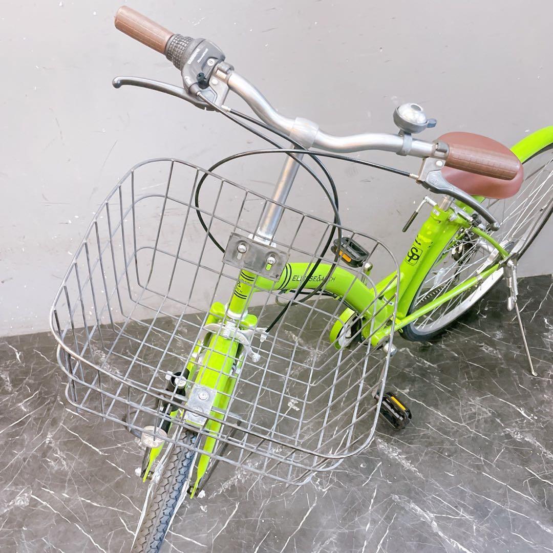 【979】《限定》一般車 シティー車 ELLISE グリーン 27インチ
