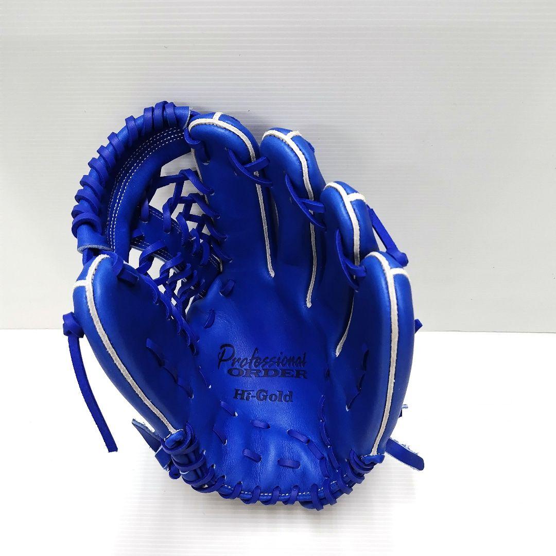 【超美品】ハイゴールド HI-GOLD 外野手用 硬式グローブ 右投げ