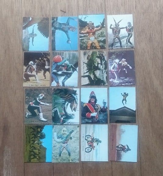 フェニキア人昭和 旧カルビー仮面ライダー カード 16枚セット①〜⑩セット