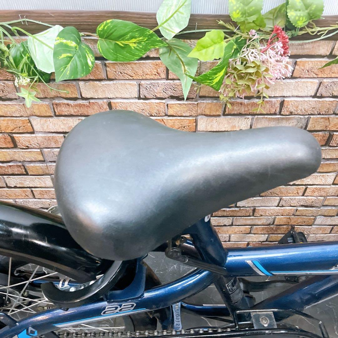 引き取り価格【83】子供用自転車 子供車 STAMEN ブルー系 22インチ