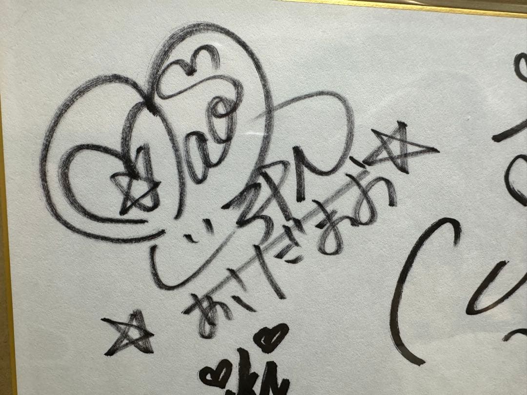 フィギュアスケート　浅田真央　中野友加里　村主章枝　安藤美姫他　直筆サイン色紙