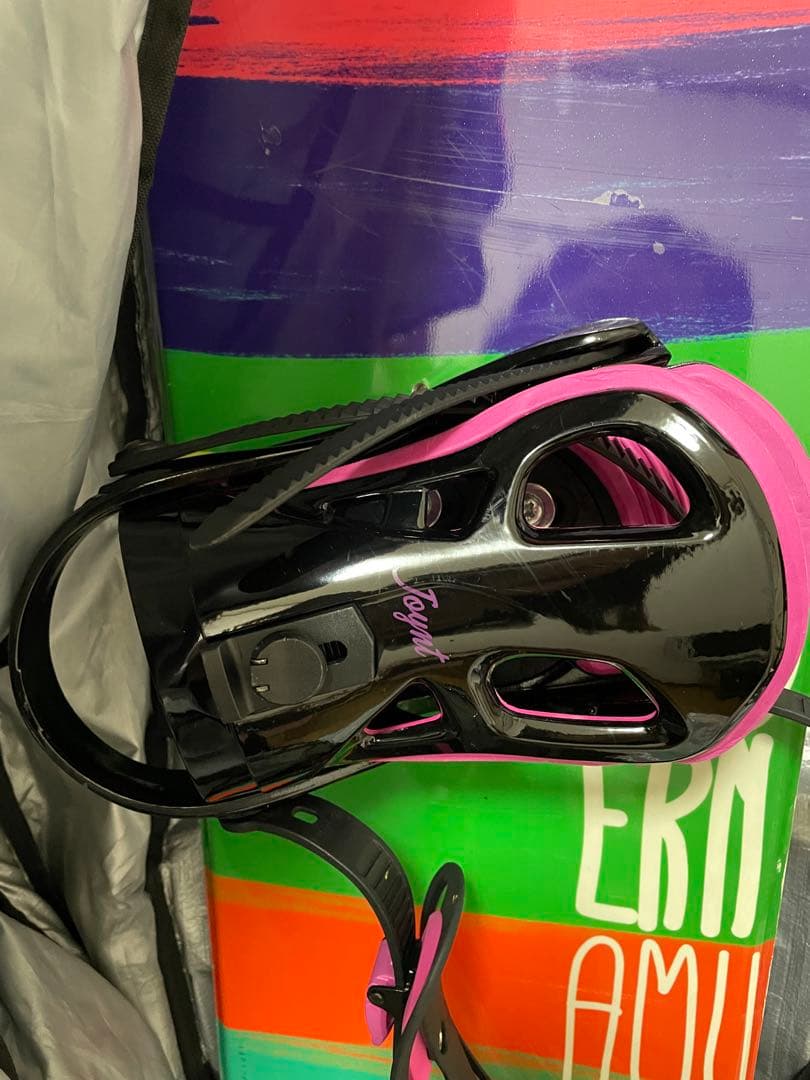 スノーボードとブーツとビンディングの3セット