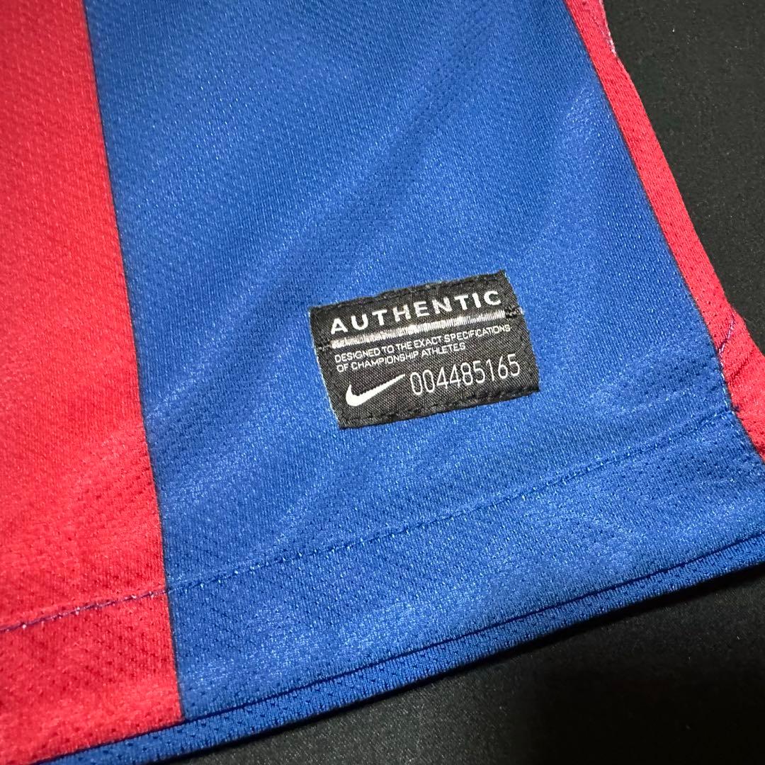 【極美品／正規品】FCバルセロナ 10/11 ホーム 8 イニエスタ日本Lサイズ