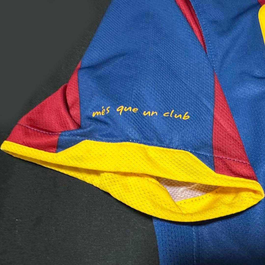【極美品／正規品】FCバルセロナ 10/11 ホーム 8 イニエスタ日本Lサイズ