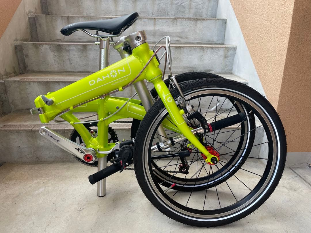 美品☆DAHON ダホン ミニベロ 折りたたみ 20インチ 軽量カスタム 輪行に