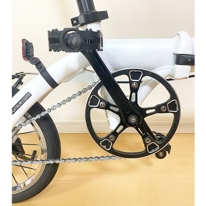 【送料無料・美品】ルノー プラチナライト6 軽量 コンパクト 折りたたみ自転車