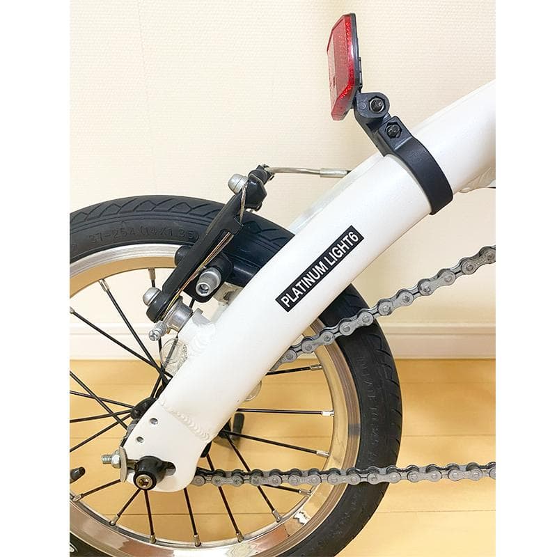 【送料無料・美品】ルノー プラチナライト6 軽量 コンパクト 折りたたみ自転車