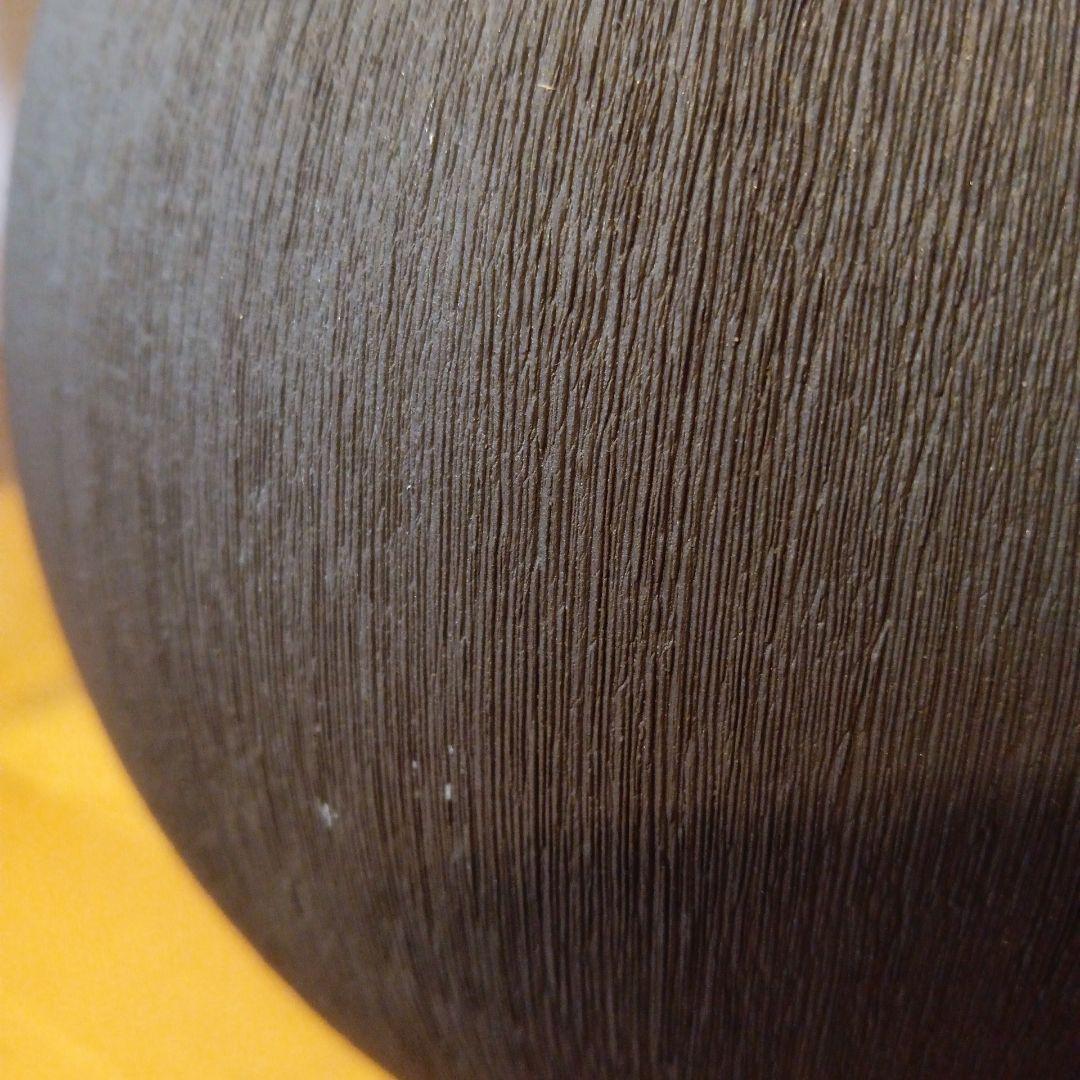 灰色の陶器製花瓶2つセット　物置