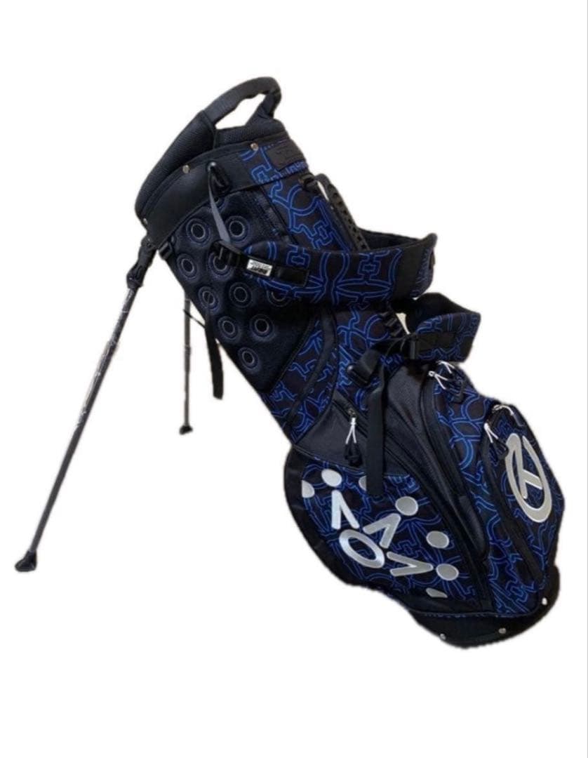 新品未使用　スコッティキャメロン　キャディバッグ　スタンド式　ブラック&ブルー