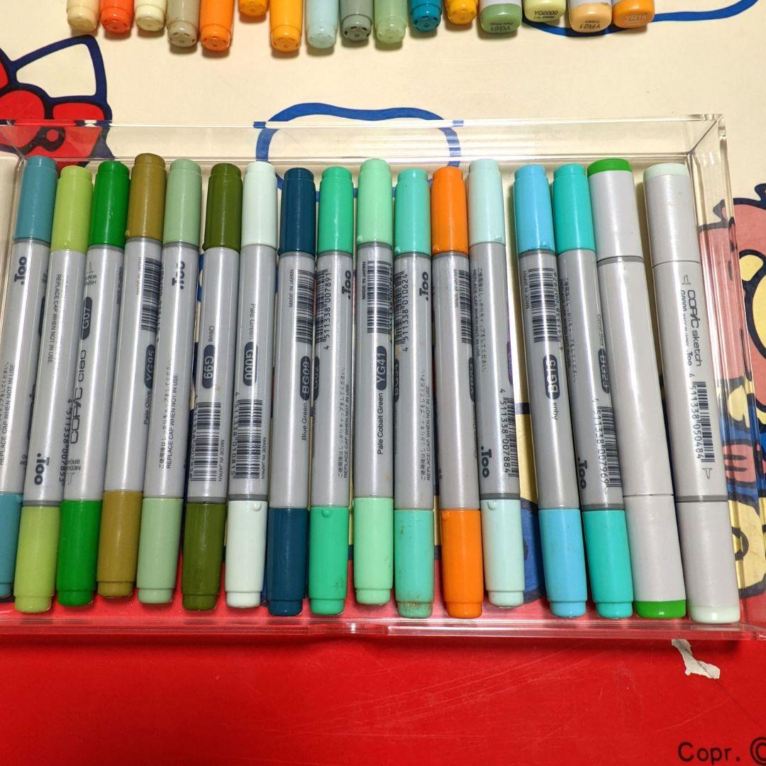 コピック86本まとめ売り（コピック18本＋チャオ68本）＋オペークホワイト