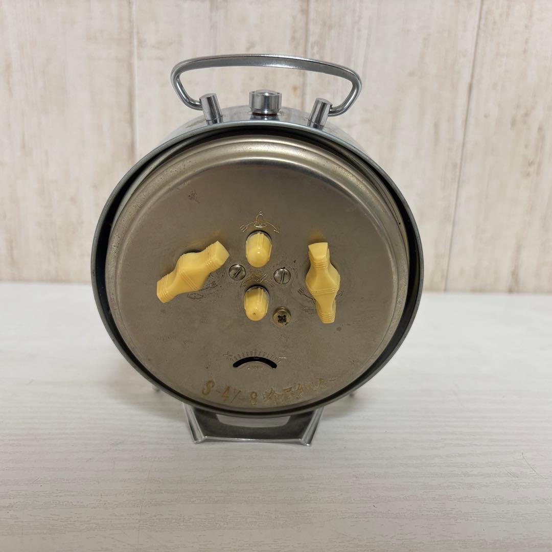 鉄道時計 国鉄 旭川鉄道管理局　SEIKO手巻き式置時計（稼働品）　鉄道グッズ
