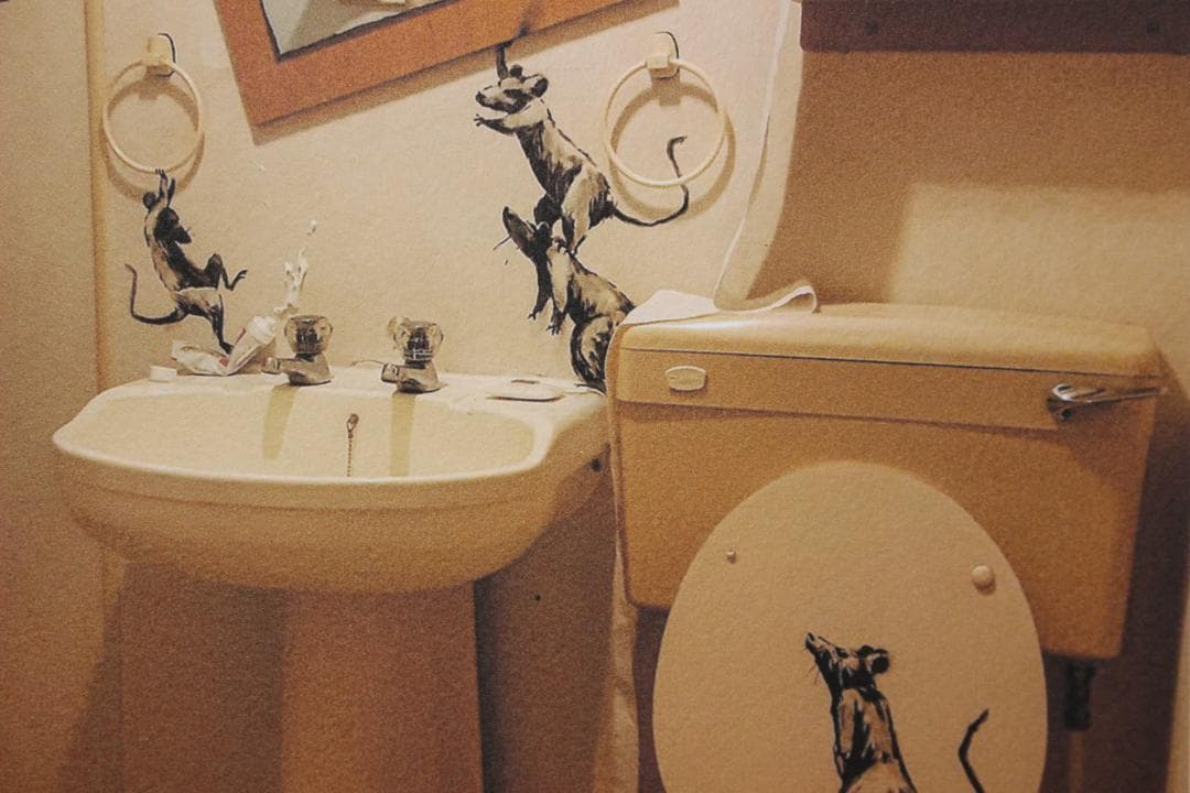 バンクシー Banksy Bathroom エスタンプ リトグラフ