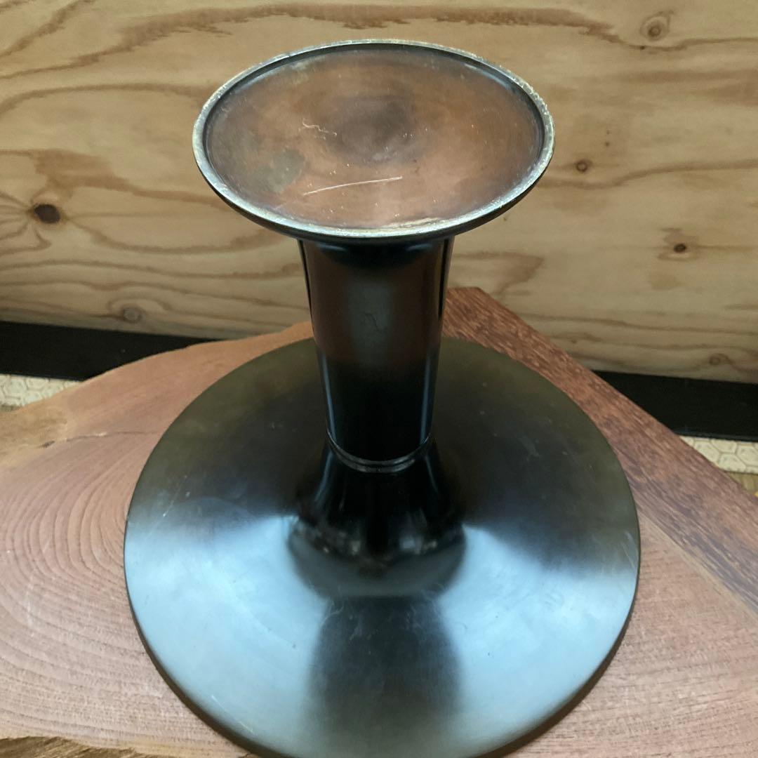 いけばな　池坊　一文字　華道具　花瓶　銅花器　薄端　 花器　花生　花入