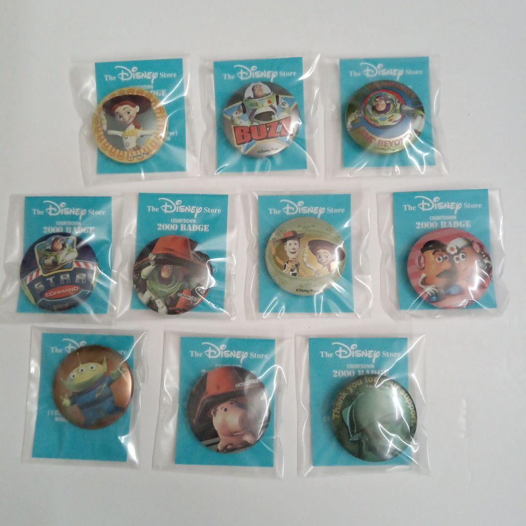 ディズニーストア　2000　カウントダウン　缶バッジ　缶バッジ用台紙