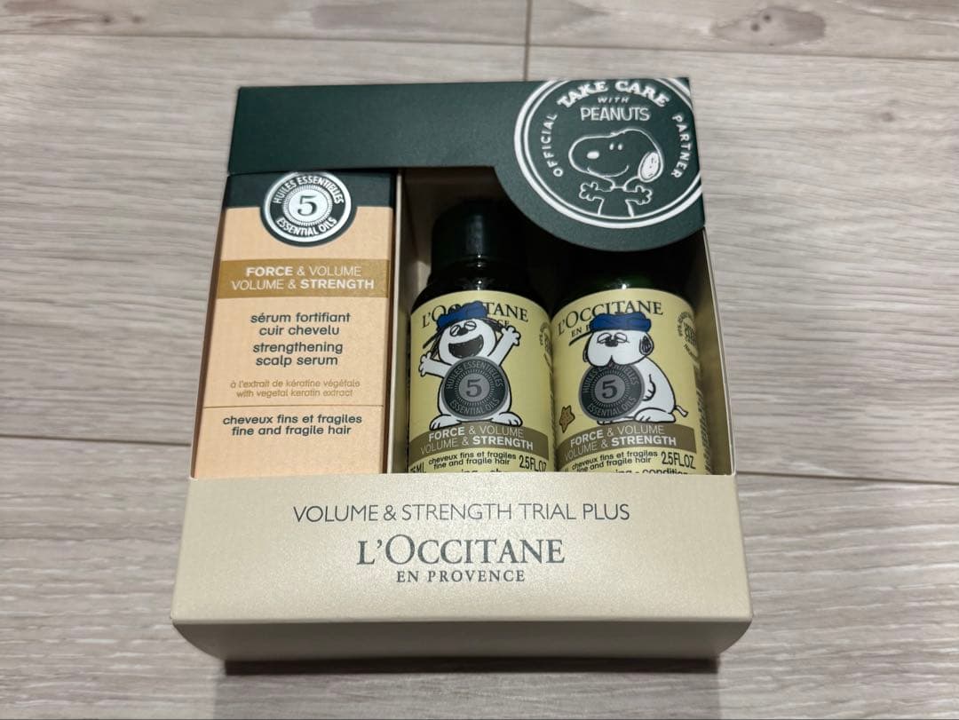 ロクシタン　PEANUTS オラフ　ファイブハーブス スヌーピー