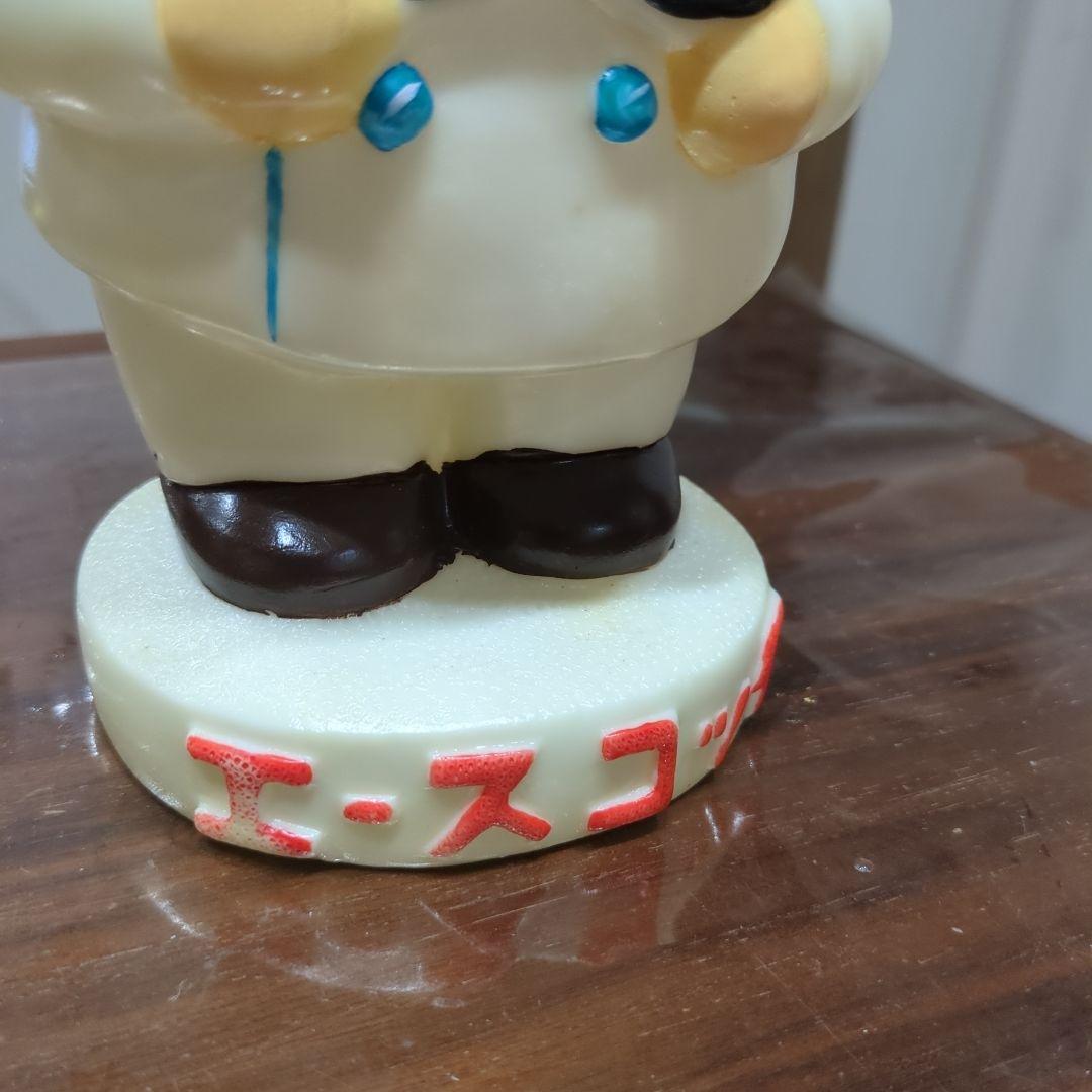 【非売品】エースコック 豚のシェフ フィギュア 約32.5センチ　ソフビ人形