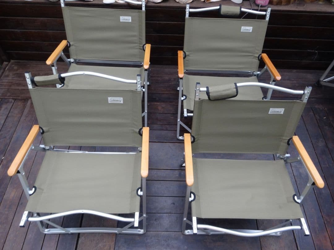 コールマン　コンパクトフォールディングチェア　4個セット