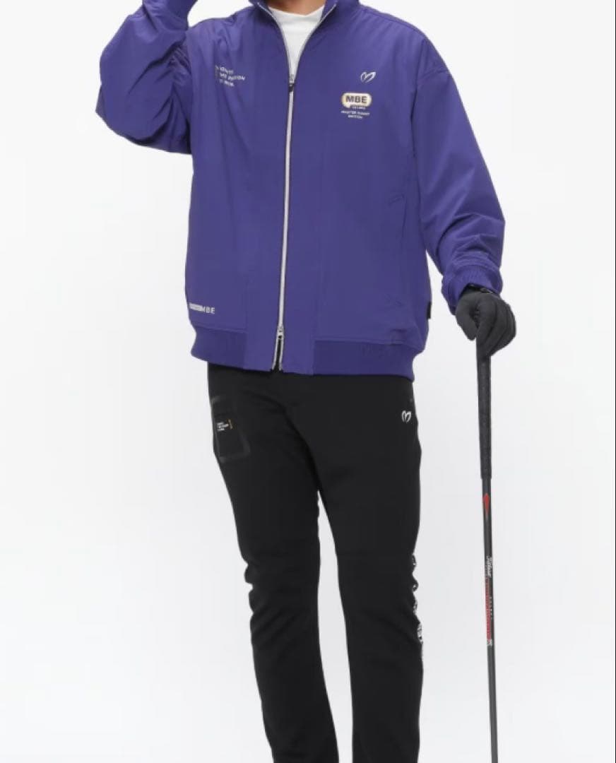 新品 マスターバニー ナイロンドビーストレッチCORDURAブルゾン(5)L/青