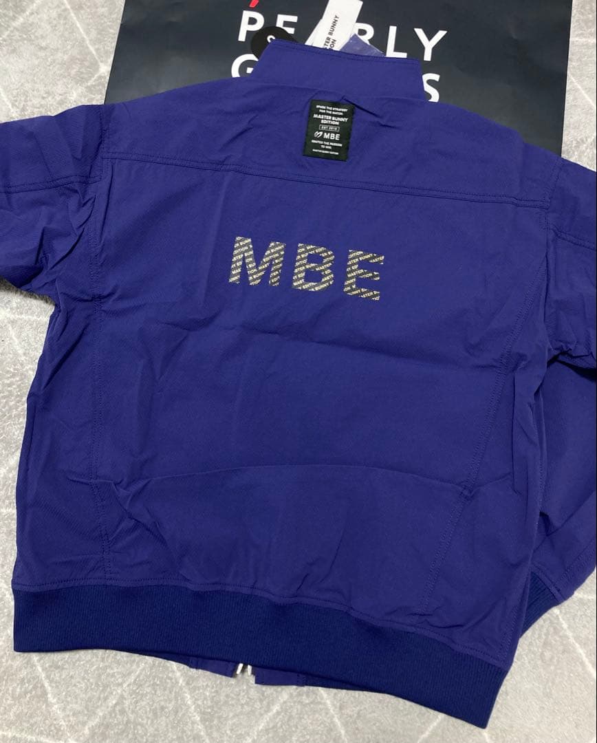 新品 マスターバニー ナイロンドビーストレッチCORDURAブルゾン(5)L/青