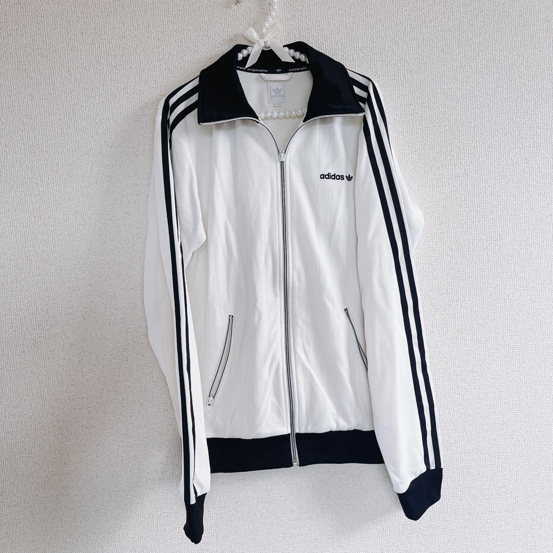 adidas トラックジャケット M ホワイト