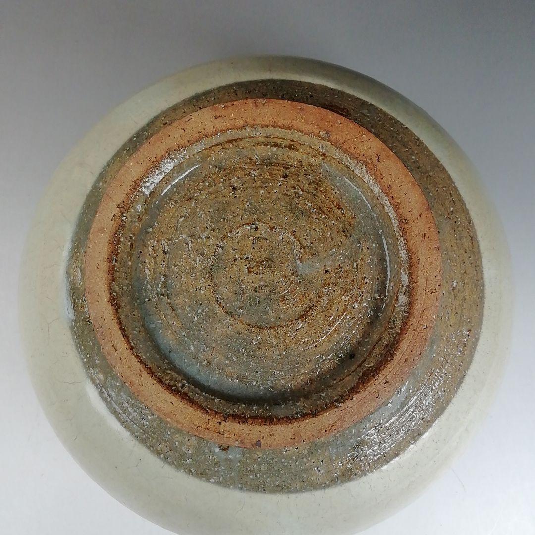 Ｗ１１７　水指　『粉引水指』『奥村考山 造』　共箱　茶道具