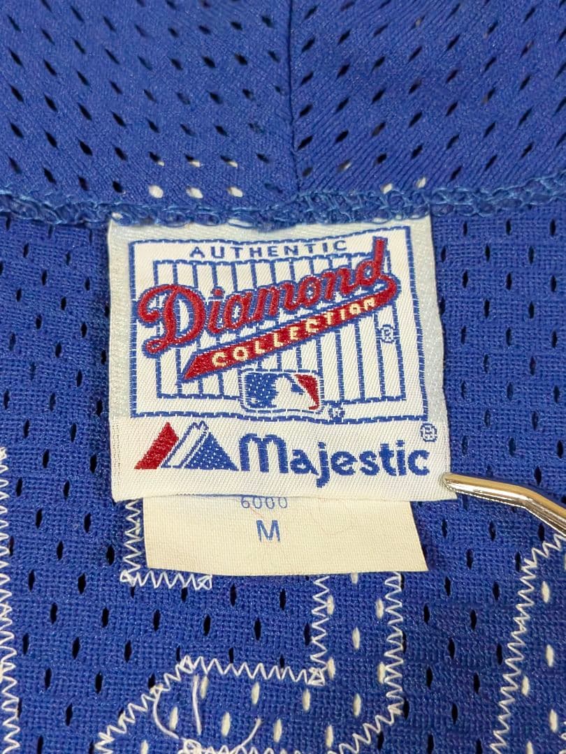 90s USA製 マジェスティック　メッツ 吉井理人 ユニフォーム　Ｍ ブルー