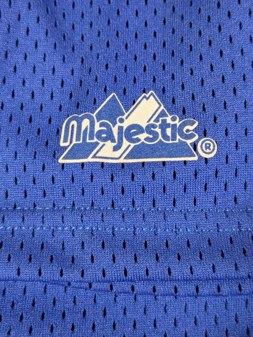 90s USA製 マジェスティック　メッツ 吉井理人 ユニフォーム　Ｍ ブルー