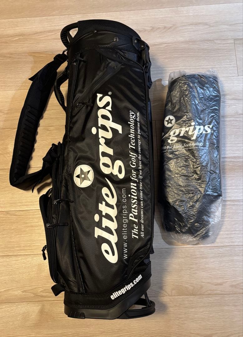 elite grips エリートグリップスタンド式キャディバッグ ブラック9.5