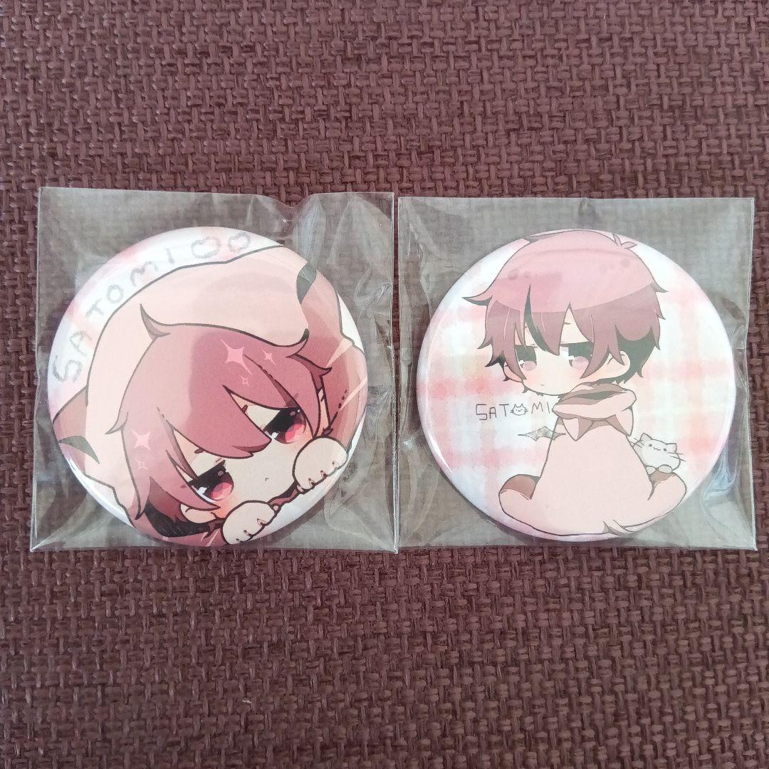 すとぷり るぅと さとみ 缶バッジ 生誕祭 ハート ブロブラ サイン ポスト