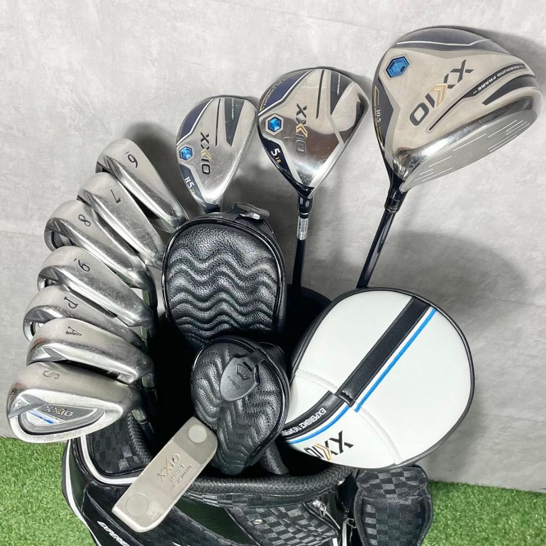 【バッグ美品】ゼクシオ12 MP1200 ゴルフクラブセット SR 11本 右用