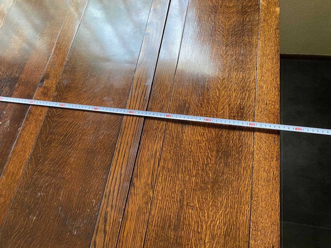 送料込み三越イギリスアンティークドローリーフテーブル（伸縮可能）