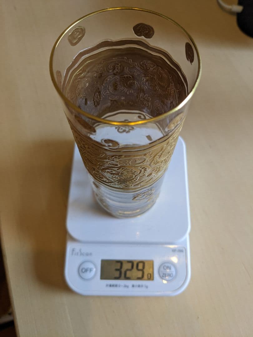 純金 ベネティアングラス　ベネチアングラス　硝子　タンブラー　S7
