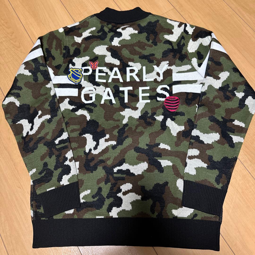 PEARLY GATES 迷彩柄 ニットセーター