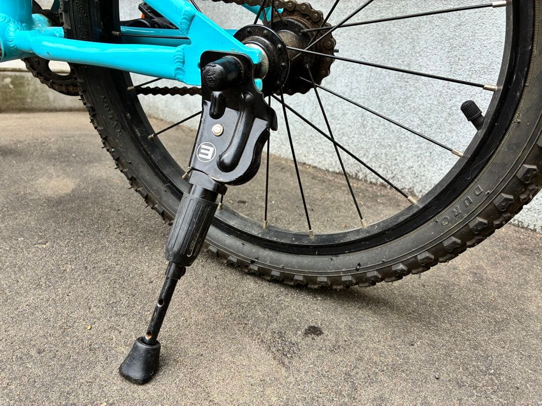 【札幌市受渡し希望】ヨツバサイクル　18インチ　ラムネブルー　室内保管