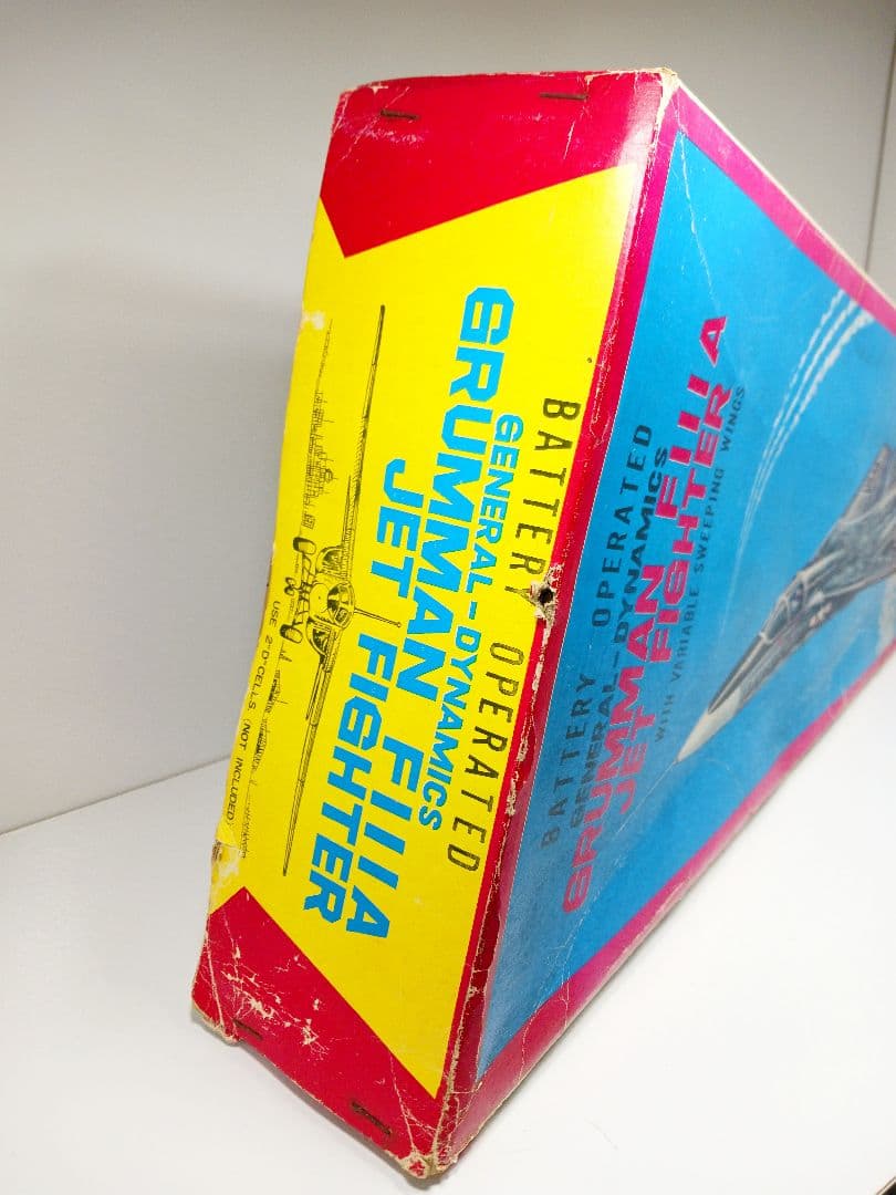 希少 動作品 野村トーイ グラマン F111A ジェットファイター ブリキ