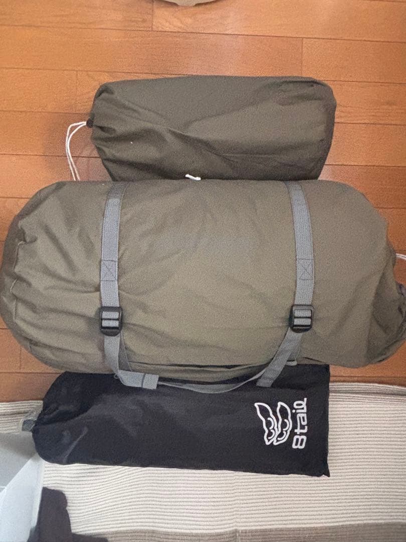 ソロベースEX 、前幕、二股ポール 　　　　　　　　　3点セット