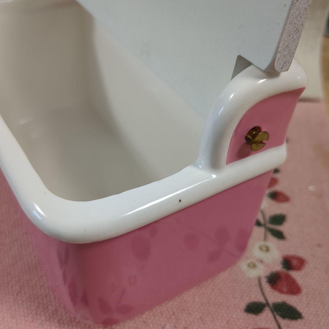 内藤ルネ ルネの陶器 フランス台所　アルメットキャニスター　昭和レトロ