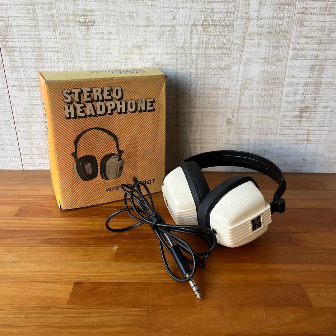 【アンティーク】OHM JAPAN ステレオヘッドホン 箱付き 当時物 古道具