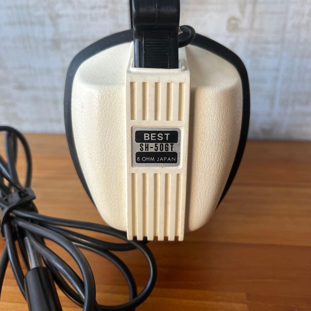 【アンティーク】OHM JAPAN ステレオヘッドホン 箱付き 当時物 古道具
