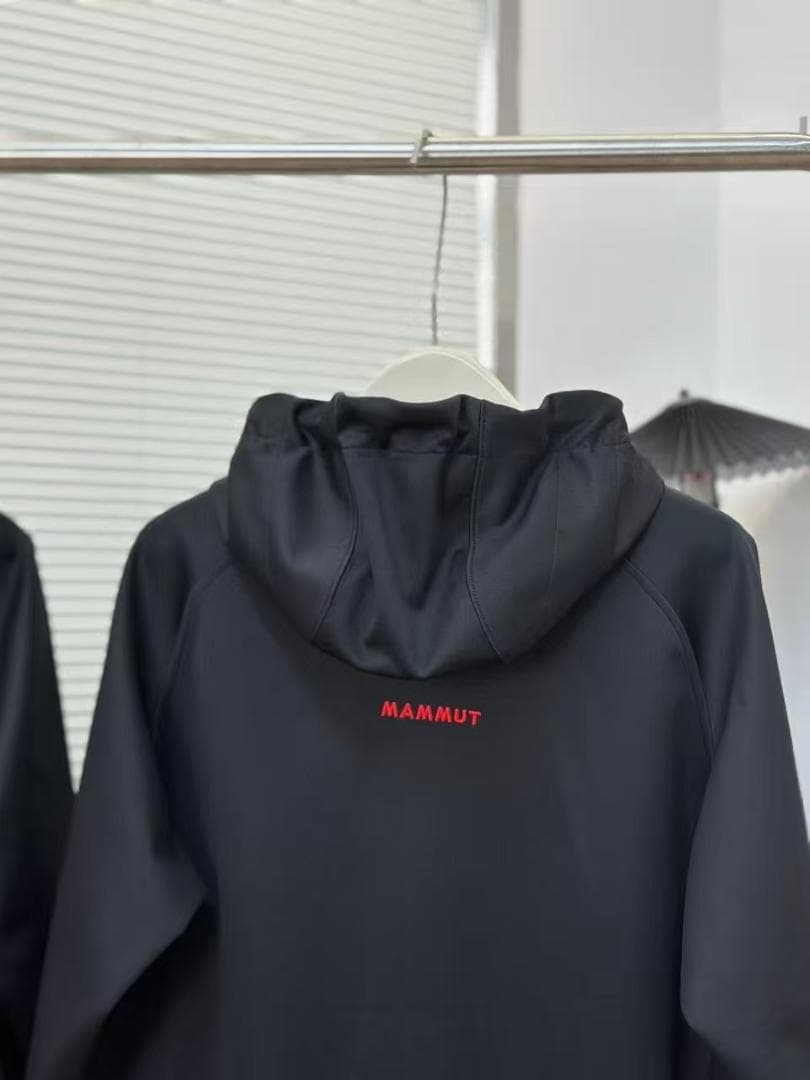 新品MAMMUT マムートClionブラック登山ジャケットアウターソフトシェルL