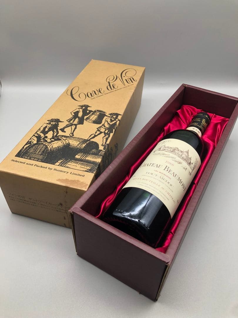 シャトーボーモン1988フランスボルドー赤ワインクリュブルジョワ級ビンテージ古酒