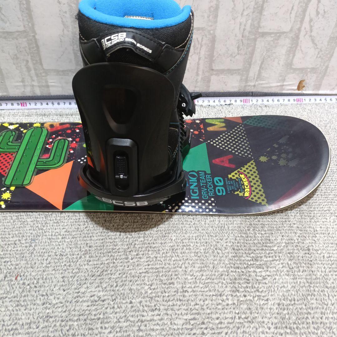 新品＋美品■ボード90cm ブーツ18-19