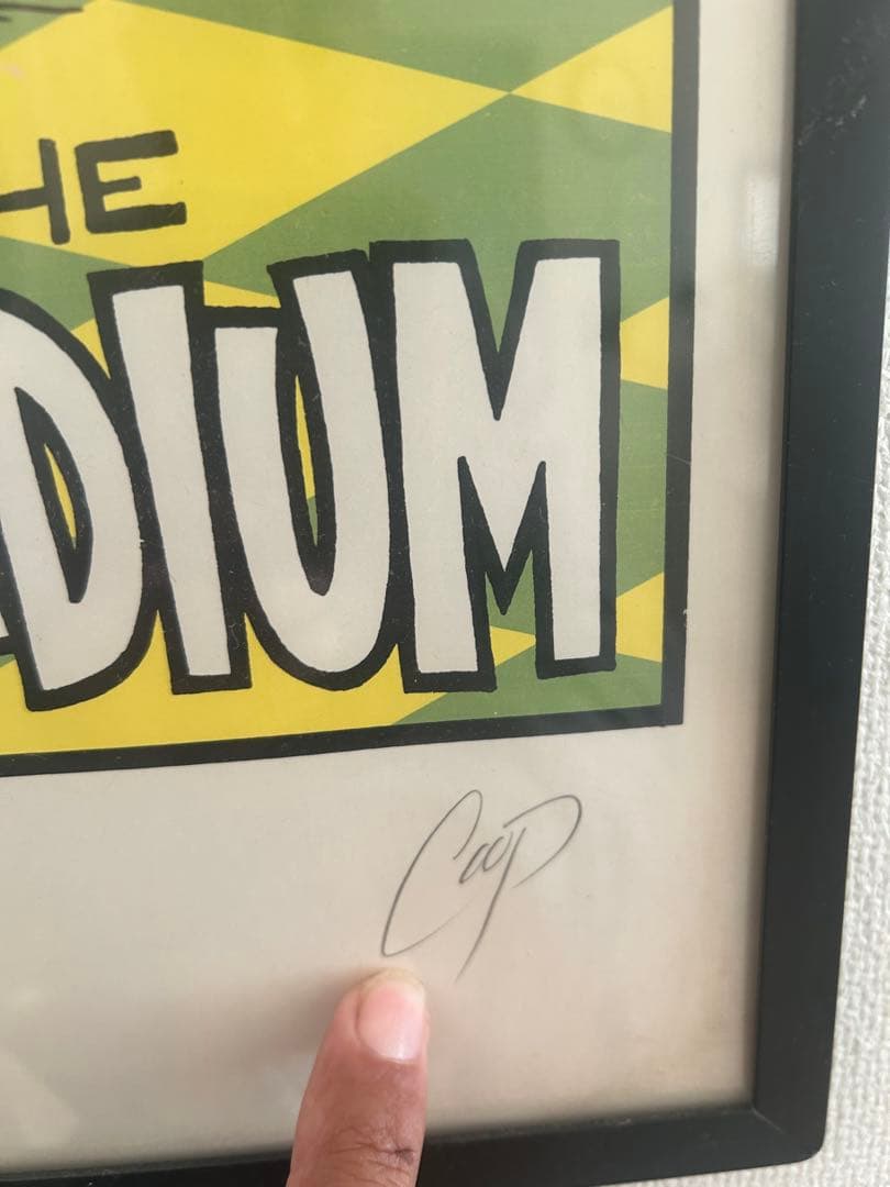 シルクスクリーンポスFOOFIGHTERS フレーム付き