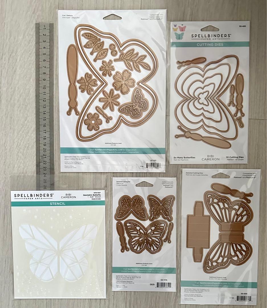 スペルバインダーズ Butterfliesカッティングダイ #987