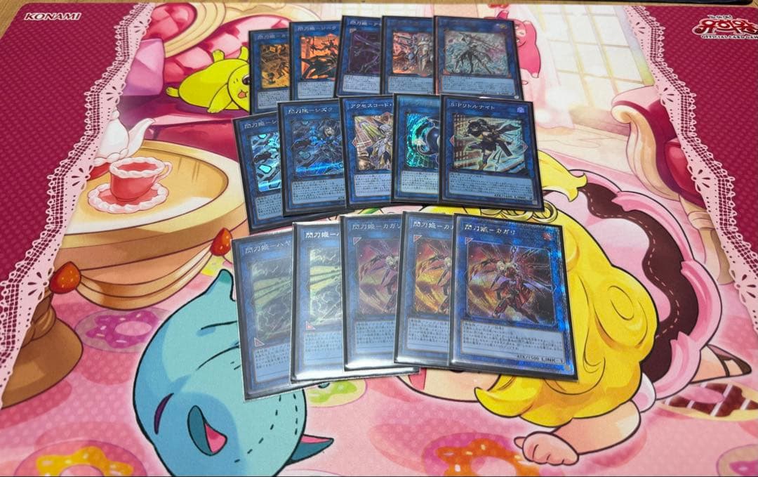 閃刀姫　構築済みデッキ　調整用パーツ多数！