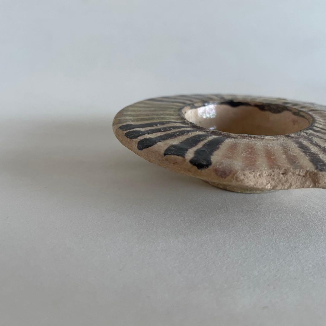 白地多彩幾何学文鉢　イスラム　イラン