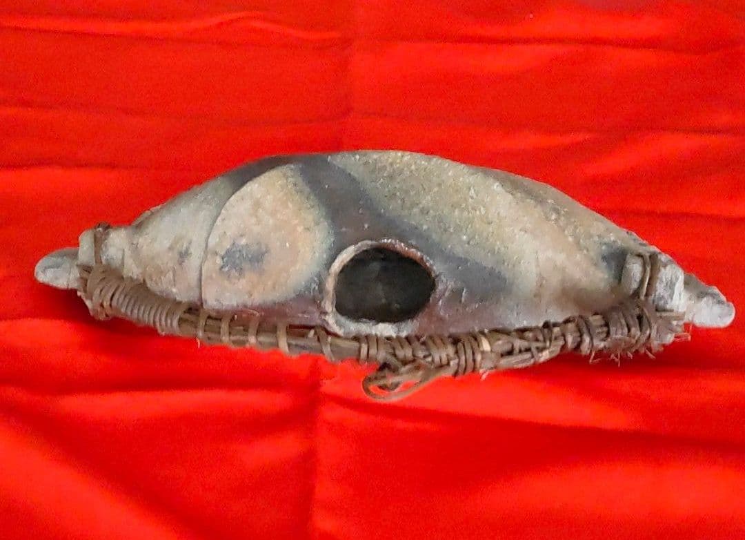 越前　掛花入　西浦武 N1