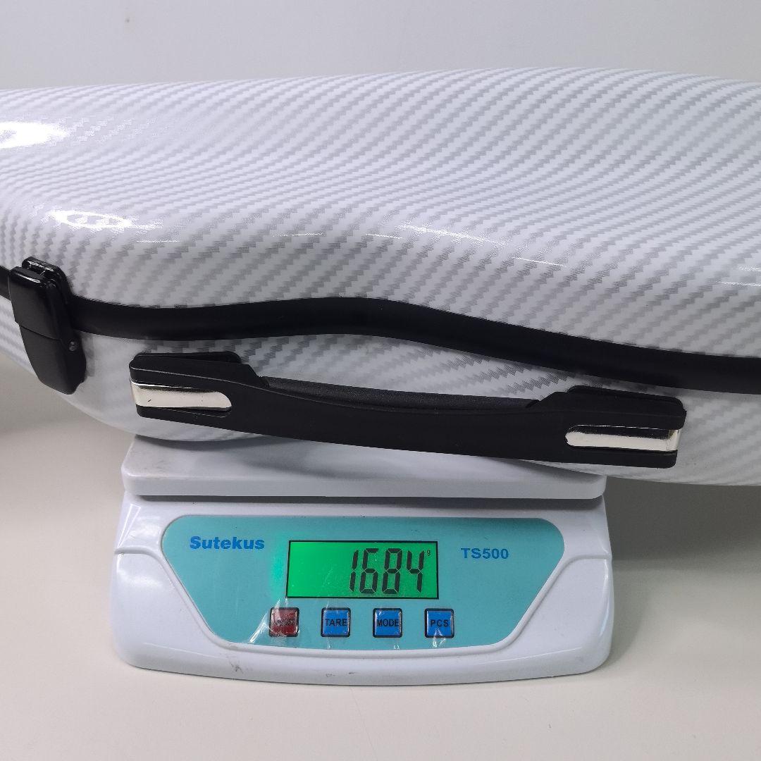 4/4サイズ　カーボンべファイバー バイオリンケース 湿度計付き